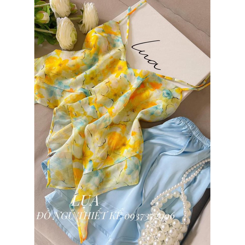 SET LỤA HOA TƠ THIẾT KẾ - NOIYLUA