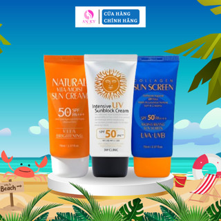 Kem Chống Nắng 3w Clinic Intensive UV Sunblock Cream SPF 50 Pa+++ - Hàn Quốc
