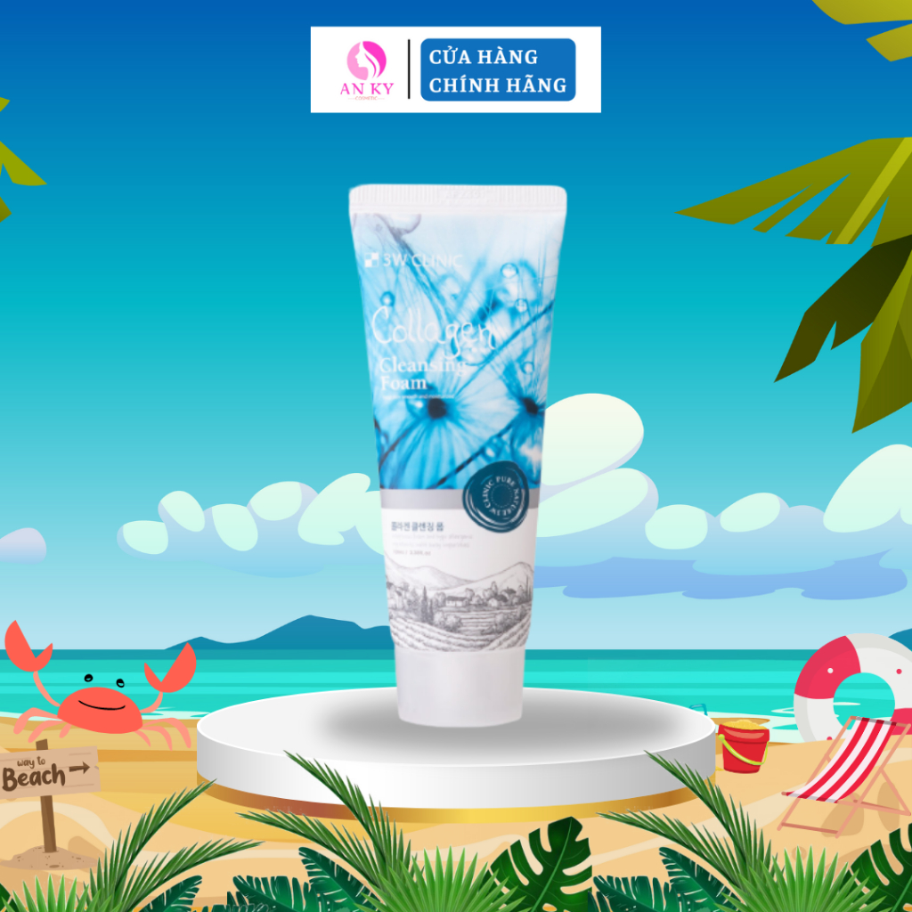 Sữa Rửa Mặt 3W Clinic Collagen