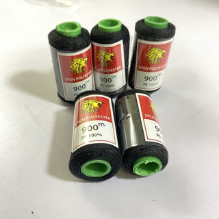 Cuộn chỉ may màu đen, trắng cuộn chỉ khâu 900 mét