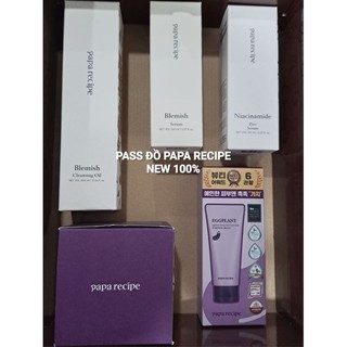 PASS PAPA RECIPE NEW 100% toner pad, mặt nạ đất sét