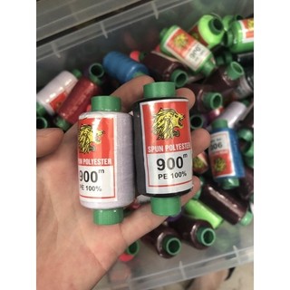 Cuộn chỉ may màu đen, trắng cuộn chỉ khâu 900 mét