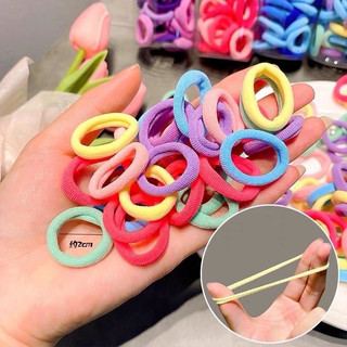 👧 Lon 100 Sợi Dây Cột Tóc Em Bé, siêu Co giản