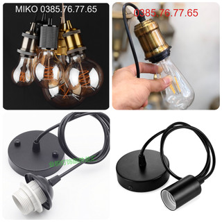 Dây thả đui đồng, đui vành, đui trơn, đèn thả đui đồng trần trang trí của hàng,ngoài trời DT 5002 - MUA 10 TẶNG 1