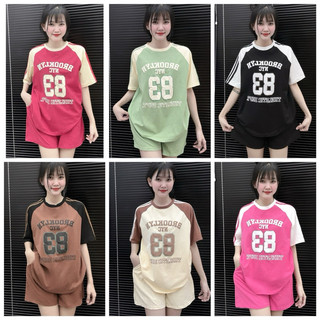 Set Bộ Đồ Nữ From Rộng Chất Cotton Su Co Giãn 4 Chiều Thấm Hút Mồ Hôi_83