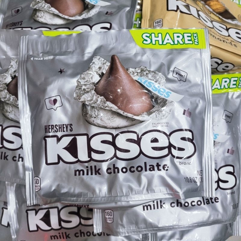 Kẹo Socola Hershey's Kisses Milk Chocolate và Kisses Almon