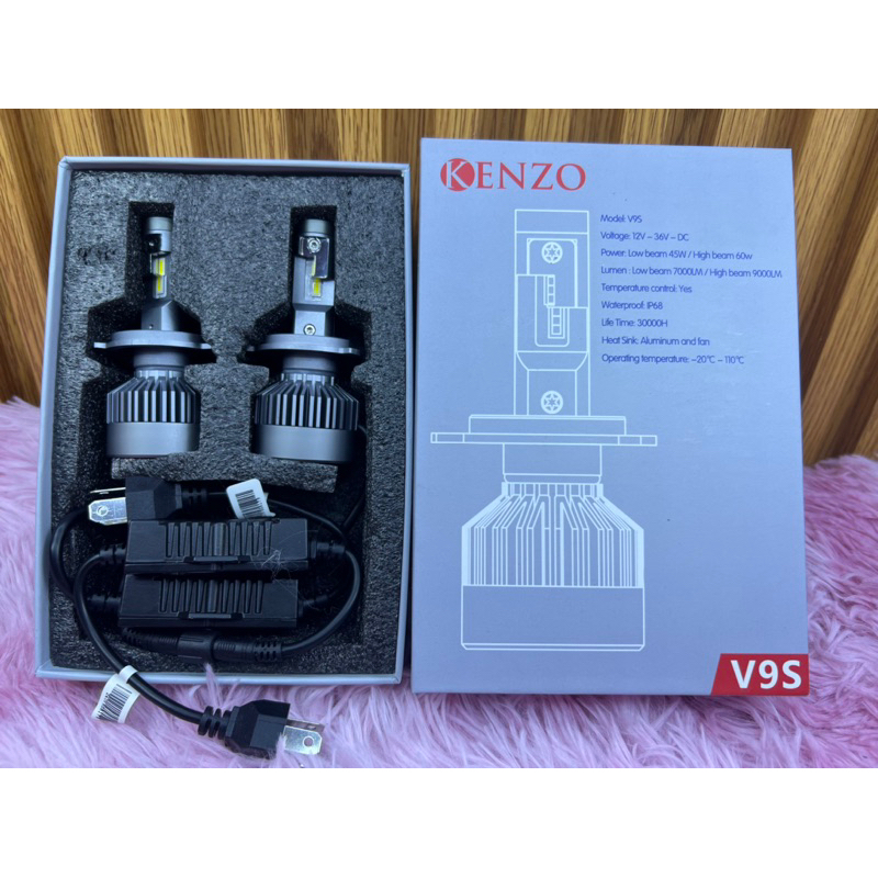 Đèn Led kenzo v9s thay thế bóng halogen