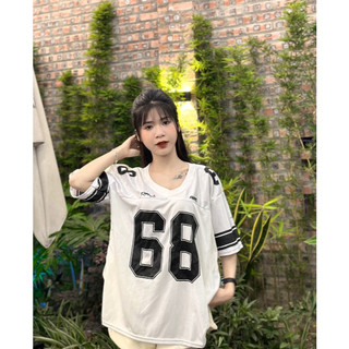 Áo thun thể thao 68 dáng dài rộng Nam Nữ đều mặc được chất thoáng mát