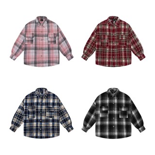 (MUA 1 TẶNG KÈM 1 MÓN QUÀ) ÁO FLANNEL UNISEX FORM ÂU RAGE OF THE SEA (ROTS STUDIO) - "FLANNEL BASIC"