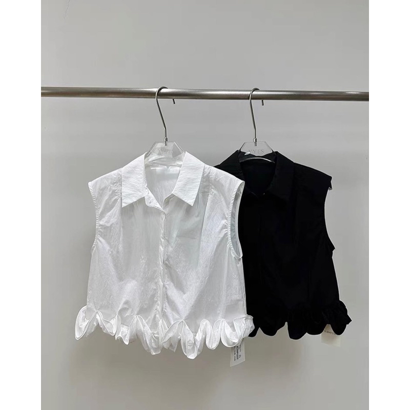 Áo sơ mi sát nách bèo [HÌNH THẬT]