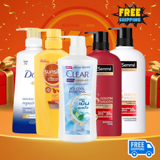 Dầu gội Sunsilk Dove Mềm Mượt Giảm Gãy Rụng hiệu quả của nhà Fujihair