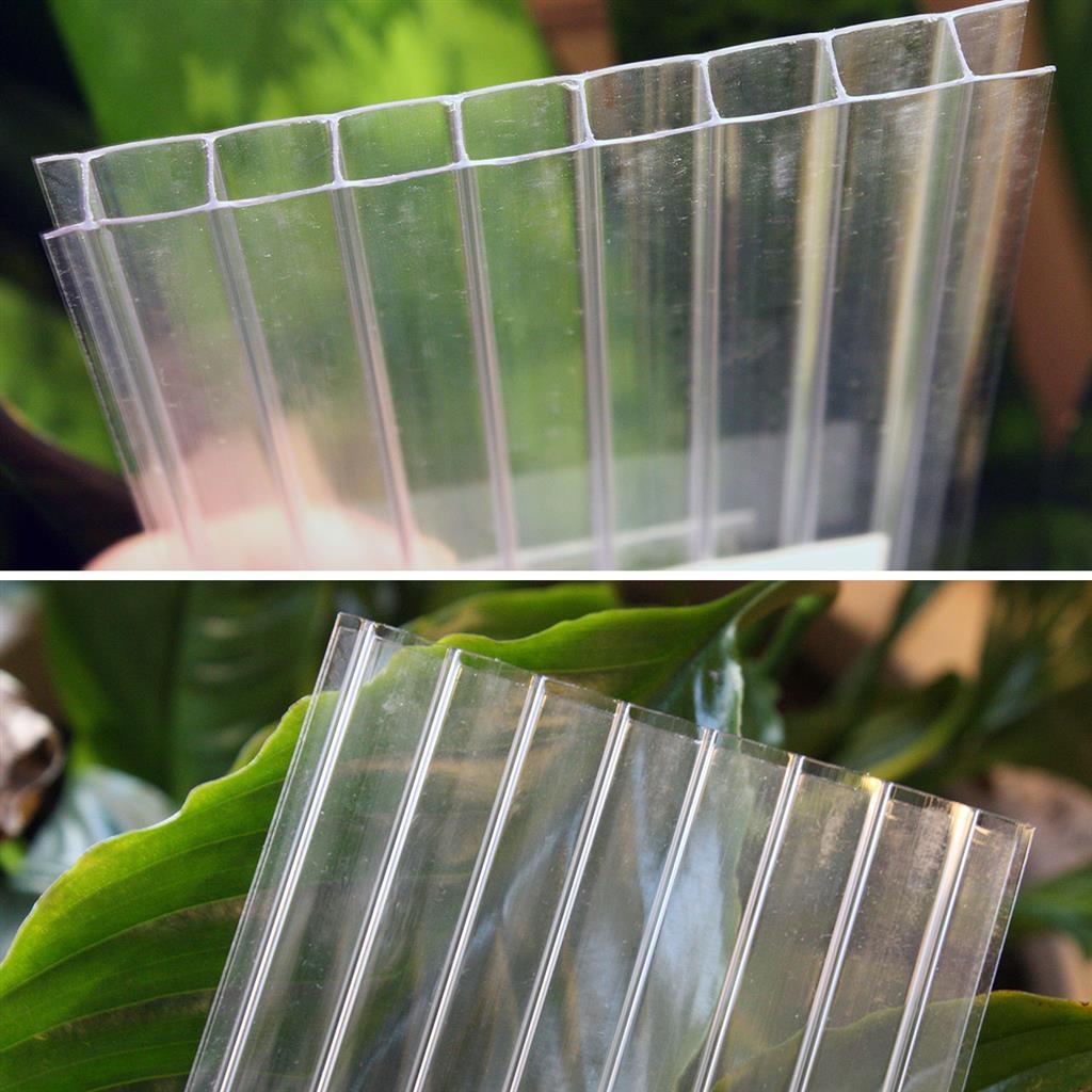 Tấm POLY rỗng ruột màu trắng trong dày 4mm nhiều kích thước khác nhau