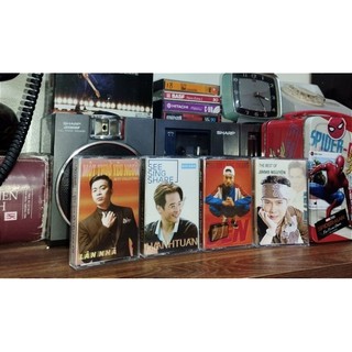Bộ 4 băng cassette jimmii nguyễn.đen, hà anh tuấn, lân nhã