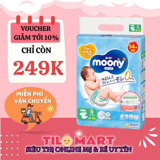 [MẪU MỚI] Bỉm dán/ Tã dán Moony S70+14