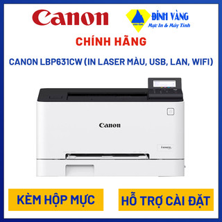 Máy in laser màu Canon LBP631Cw (In laser màu, USB 2.0, LAN, Wifi)