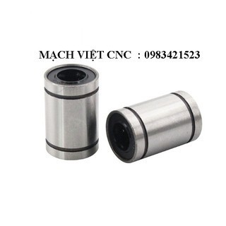 Combo 1 thanh ray trượt tròn k đế phi 16 dài 1m và 4 bi trượt lm16uu