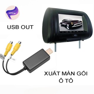 Usb xuất Video out, xuất hình ảnh cho màn hình Android ra màn trần ,màn gối ,màn taplo xe ô tô - xuất videomàn hình ô tô