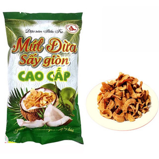 Mứt dừa sấy giòn tuấn phương 200g - đặc sản bến tre, cùi dừa sấy giòn
