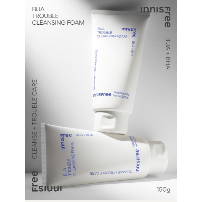 Sữa rửa mặt dành cho da mụn Innisfree Bija Trouble Facial Foam 150g | BigBuy360 - bigbuy360.vn