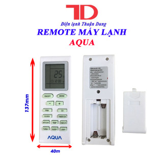 Điều khiển máy lạnh aqua, TD Điện lạnh Thuận Dung