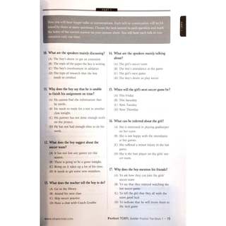 Sách - Perfect TOEFL Junior Practice Test Book 1 - NTV