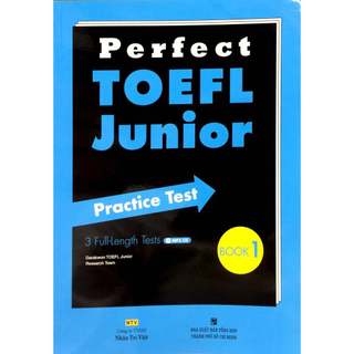 Sách - perfect toefl junior practice test book 1 - ntv