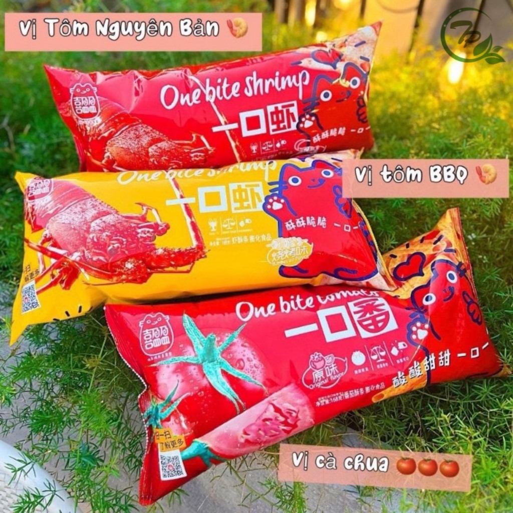 Bim bim One Bite nhiều vị bịch 168g