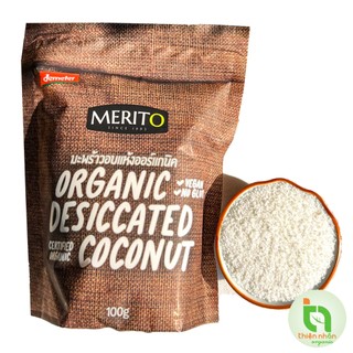Vụn dừa hữu cơ MeritO 100g Organic desiccated coconut