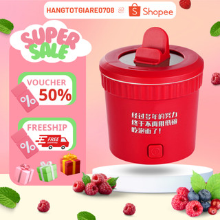 Nồi lẩu điện mini nấu mì Nồi lẩu điện mini Bát điện Cốc lẩu đa năng có chống dính 1L 500W Nấu lẩu,mì, chiên, cháo