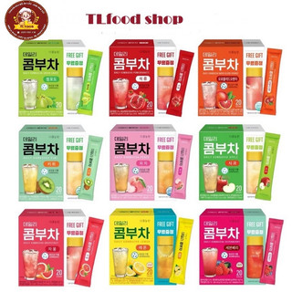  Trà trái cây lên men - Trà Kombucha Danongwon nhập khẩu Hàn Quốc vị trái cây hộp 20 gói tặng bình 