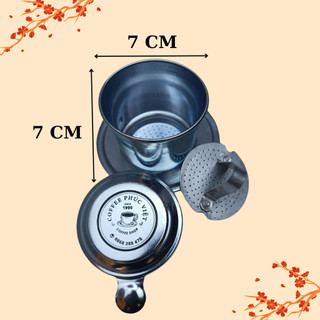 Phin Nhôm Pha Cà Phê 25 gram phin cafe nhôm dày giữ nhiệt tốt chuyên dụng in logo shop