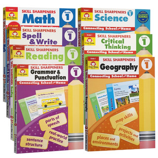 [BẢN NHẬP KHẨU] Skill Sharpeners (Level Pre K - K - 1 - 2) - 8 Books/ Level