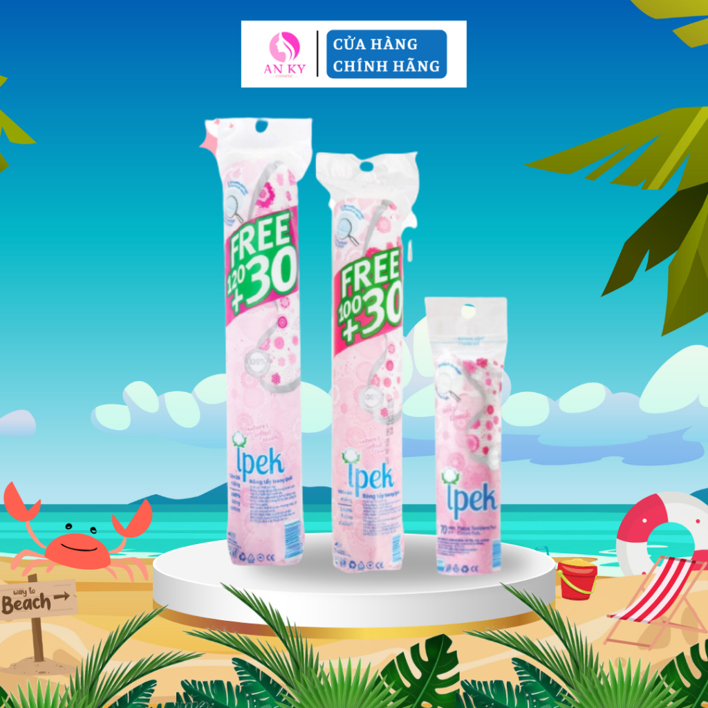 COMBO 20 bông tẩy trang IPEK Thổ Nhĩ Kỳ