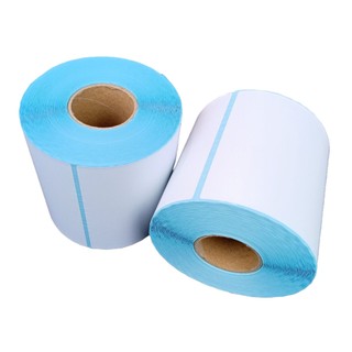 Decal nhãn dán tự dính Giấy in nhiệt ba lớp Giấy nhãn 100*100 giấy mã vạch