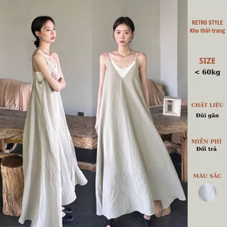 Đầm dài 2 dây dáng xoè vintage - Retrostyle - Vayxoevintage8907_P8K5