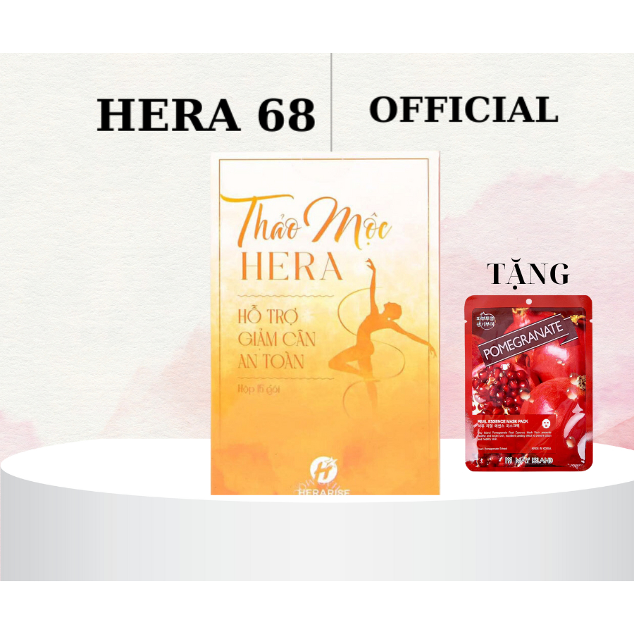 Viên uống giảm cân Hera Plus giảm nhanh an toàn hiệu quả giảm 5-7 kg sau 1 liệu trình, hộp 30 viên dùng 15 -20 Ngày