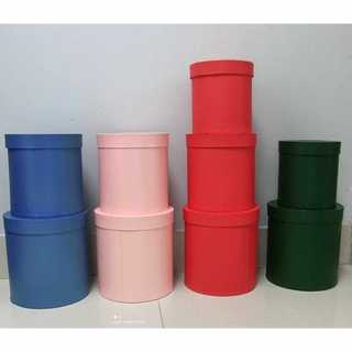 3 hộp trụ cắm hoa 19cm cao 20cm màu ngẫu nhiên