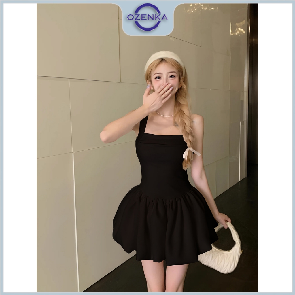Váy bồng xòe dáng bí sang chảnh gợi cảm ozenka , đầm body ngắn kiểu hàn quốc sexy mặc đi chơi đi biển | BigBuy360 - bigbuy360.vn
