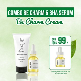 1 Tuýp Xoá Thâm Be Charm 100ml Và 1 Serum Giảm Mụn BHA Oil by ND 15ml 