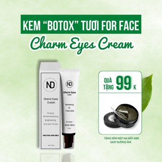 Kem Hỗ Trợ Giảm Thâm Mắt Eyes Charm Cream 15ml Tặng Kèm Mặt Nạ Mắt