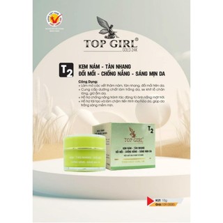 KEM TOP GIRL NÁM – TÀN NHANG – ĐỒI MỒI – CHỐNG NẮNG – SÁNG MỊN DA 10G