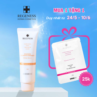 Kem chống nắng Regeness Intensive Sunblock - KCN của Viện Da Liễu Hàn Quốc