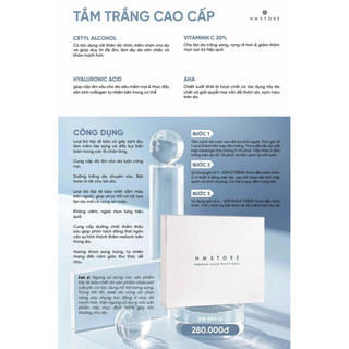 Tắm Trắng Cao Cấp Toàn Thân [HM STORE - Premium Super White Body]