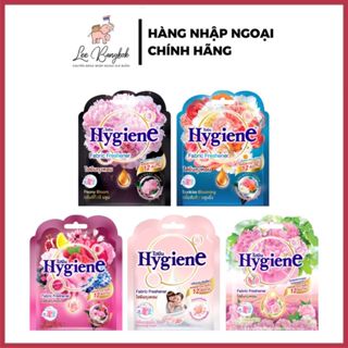 Túi Thơm Để Tủ Quần Áo Hygiene Thái Lan Hương Hoa Đậm Đặc (Đen & Aqua) Treo Xe Treo Tủ Quần Áo Nhà Vệ Sinh Thơm Lâu