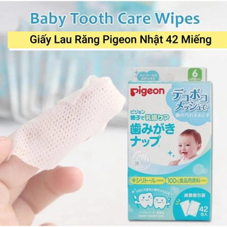 Giấy lau răng pigeon 42 miếng cho bé