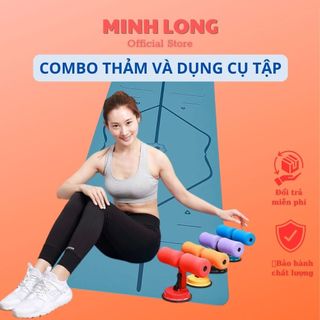 [FREESHIP❤️] COMBO THẢM TẬP YOGA VÀ DỤNG CỤ TẬP CƠ BỤNG CỰC HOT