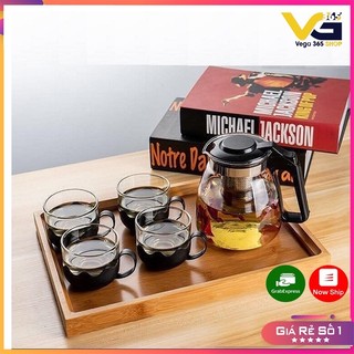 ẤM PHA TRÀ THỦY TINH LƯỚI LỌC 700ML