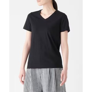 Áo thun cotton cổ tim Muj1