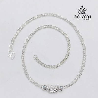 Dây Chuyền Bạc Trẻ Em MCJTE370 - Minh Canh Jewelry