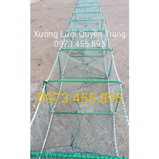 Lưới lồng bát quái cước đúc 29 khung ,chuyên đánh biển khơi dây trắng khung cao 23/36cm hàng kỹ